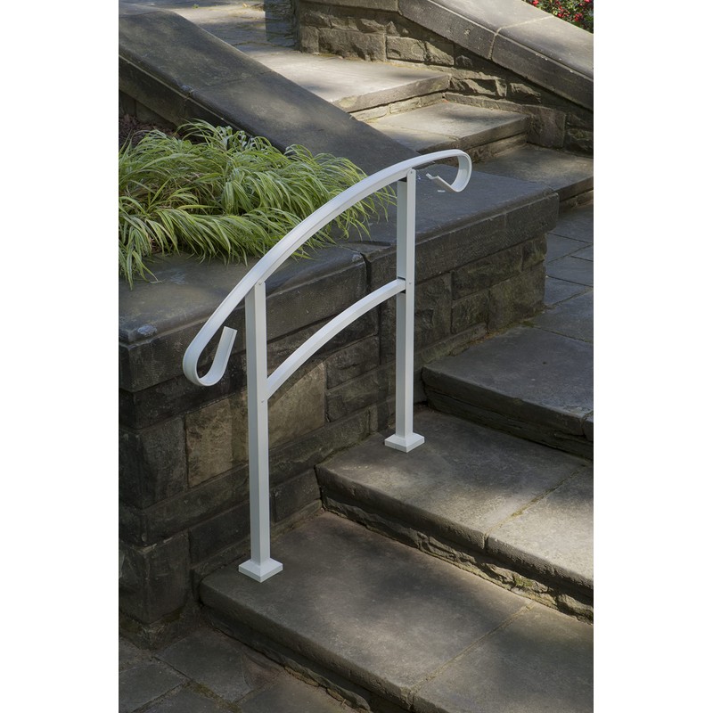 HandiRail 3-Step Aluminum Rail Kit, White