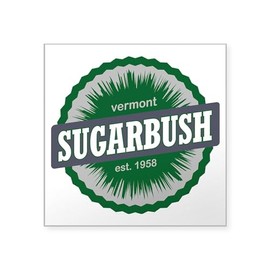 CafePress Sugarbush Resort Ski Resort Square Sticker 3 X 3 Square Bumper Sticker Car Decal