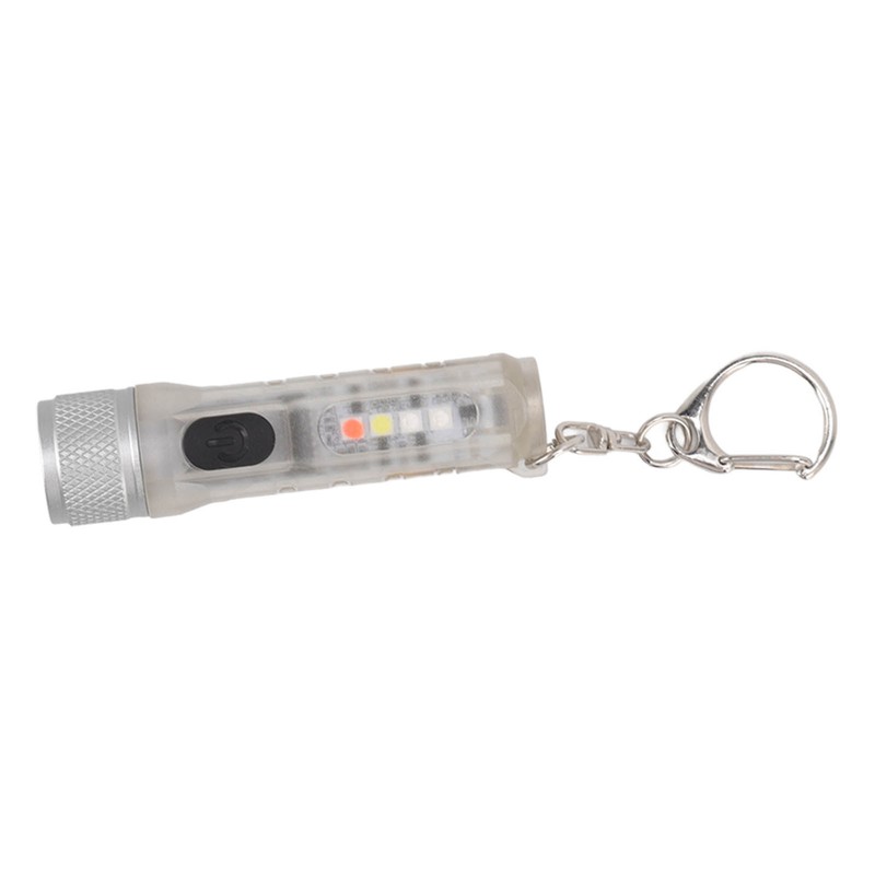 Strong Light Mini Keychain Flashlight Outdoor Portable Super Bright Multifunction
