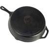 Backcountry Cast Iron Skillet(10 Inch Medium Frying Pan + Cloth