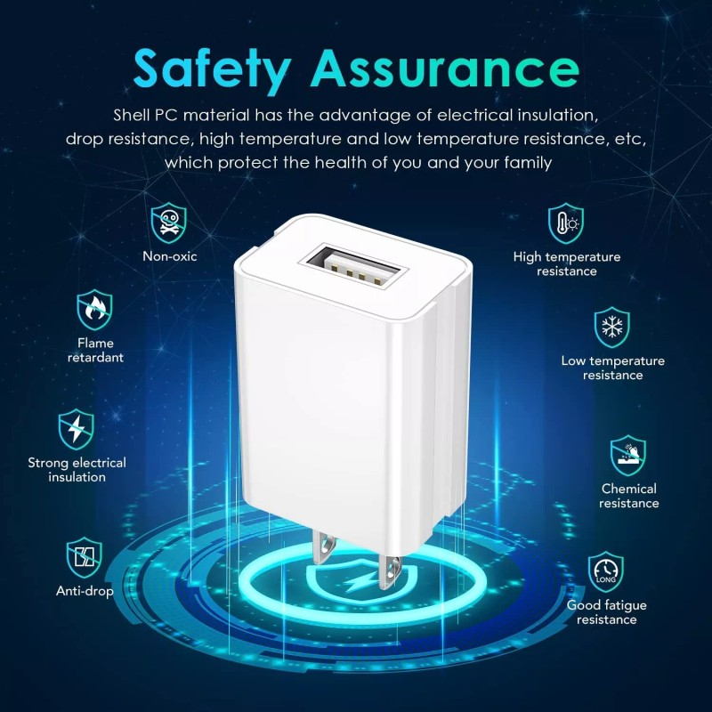 Unbranded 1-2 US Plug 5V 2A USB Port Wall Charger