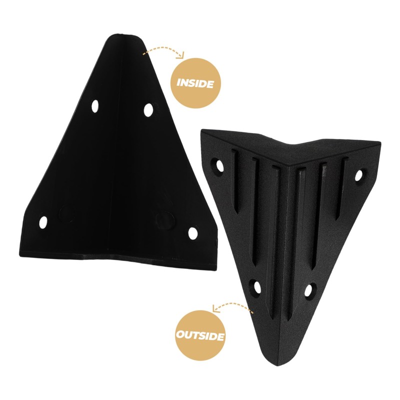 WHAMVOX Plastic Speaker Stand Angle Protectors 8 -angle Furniture Corner