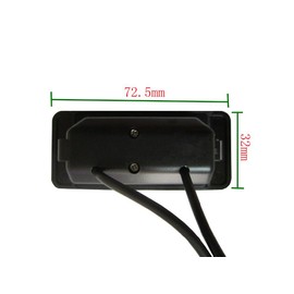 Rear-View Camera in License Plate High Definition Rear View System for X1 X3 X5 X 6 530i 535i 335i 328i 330i 320i 520li (Back Clip Size 57.5 mm)