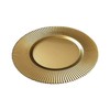 WedDecor Round Charger Plates Centerpiece Polypropylene Presentation Plate Set Dinner