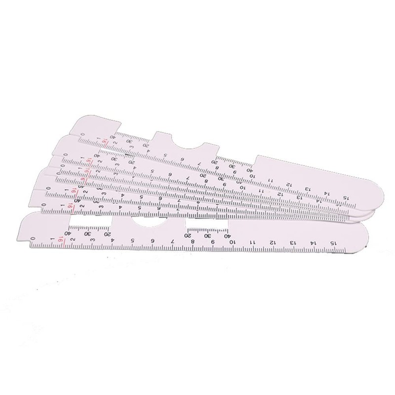 10 Pcs Optical Vernier PD Ruler Pupil Distance Measuring Ruler