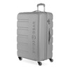 SwissGear 7366 Hardside Expandable Luggage with Spinner Wheels, Grey, Checked-Large
