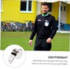 Kisangel 2sets Whistle Sport Basketball Whistle Baseball Metal Emergency Exercising