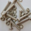 10 x M6 x 40mm PPS Hex Bolts Plastic Screws
