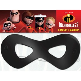 Unique The Incredible 2 Movie Party Masks, 1 Pack, Multi (79061)