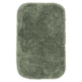 Garland Rug Finest Luxury 24 in. x 40 in. Ultra Plush Washable Bath Rug Deep Fern