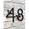 Brass bee House Number with Bee design | 5 inch