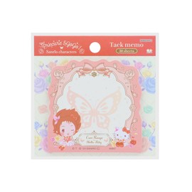 Sunstar Stationery Sanrio Character Sticky Notes, Die Cut, Yes! Pretty Cure 5Go! x Sanrio Characters Cure Rouge S2846730