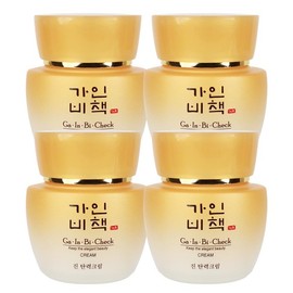 Gain's Secret Gainbichaek 4-Pack Jin Firming Cream 60ml / Exosome Nourishing Moisturizing Anti-Wrinkle Functional / 가인비책 4개 진 탄력크림 60ml /엑소좀 영양보습 주름개선 기능성