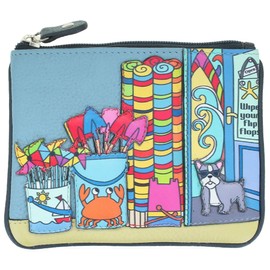 Mala Leather Beau Collection 4265_89 RFID Blocking Leather Wallet, 4265_89, Navy, One Size, navy