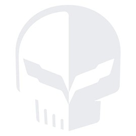 Jake Skull Z06-7.5"x9.0" - Vinyl Decal Sticker Vette Corvette z07 c5 c6 c7