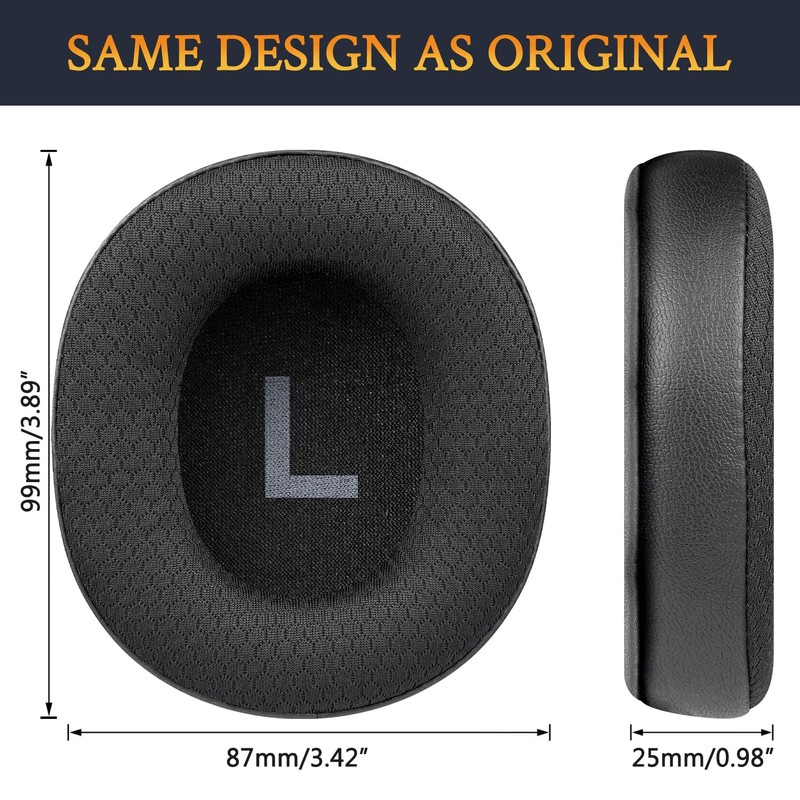 SOULWIT Replacement Ear Pads for EKSA E900/E900 Pro Gaming Headset,