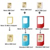 FirSea 2 Sets SIM Card Adapter Kit Includes Nano Sim
