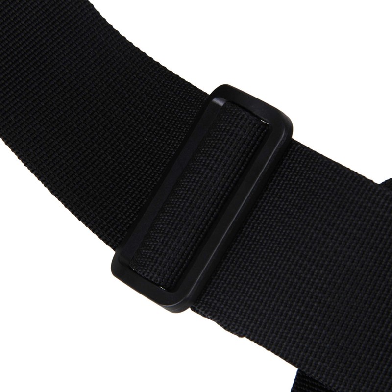 Black Laptop Shoulder Strap, Adjustable Bag Strap Replacement with Metal