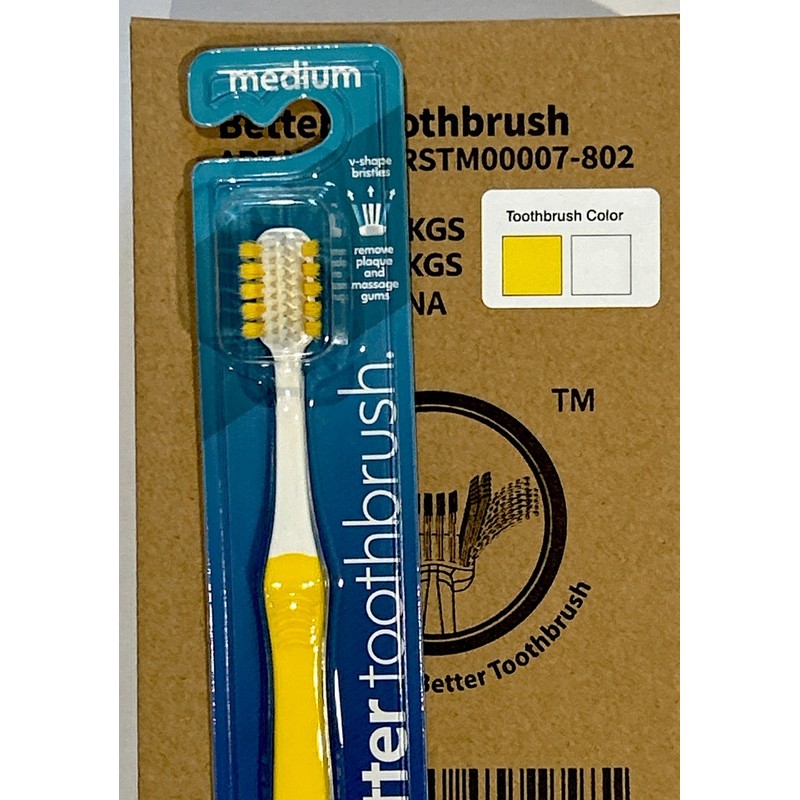 World Wide Daily Toothbrush Case Of 12 Packs MEDIUM STANDARD