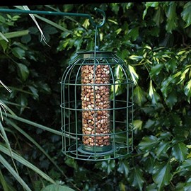 Natures Market 2 x BF008N Squirrel Guard Hanging Nut Peanut Feeder Wild Bird Garden Feeding Station
