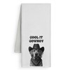 FGFK Funny Cowboy Golden Retriever Kitchen Towels, Gifts for Golden