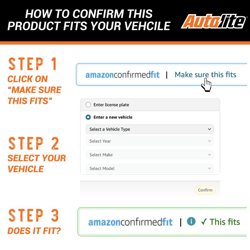 Autolite APP6043 Double Platinum Automotive Replacement Spark Plug (1 Pack)