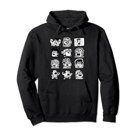 Cool Funny Caricature Character Illustration Graphic Designs Pullover Hoodie