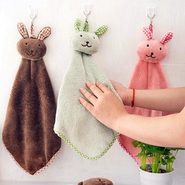 rabbit daycare kitchen car hook towel hand Towel 2Rabbit Kitchen Towel-Pink 6ea