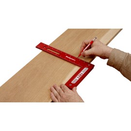 Woodpeckers Precision Woodworking Square, 12 Inch x 8 Inch, Hands Free Design, USA Made