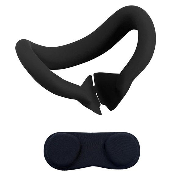 NUHFUFA VR Headset Face Cover Pad and Lens Cover for