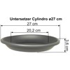 MePla Flower Pot Saucer for Cilindro Planter, Round Plastic Saucer,