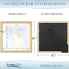 Icona Bay - 8x8 Picture Frames with Removable Mat for