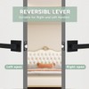 KAMOTA Passage Door Levers, 5 Pack Black Heavy-Duty Door Handles,