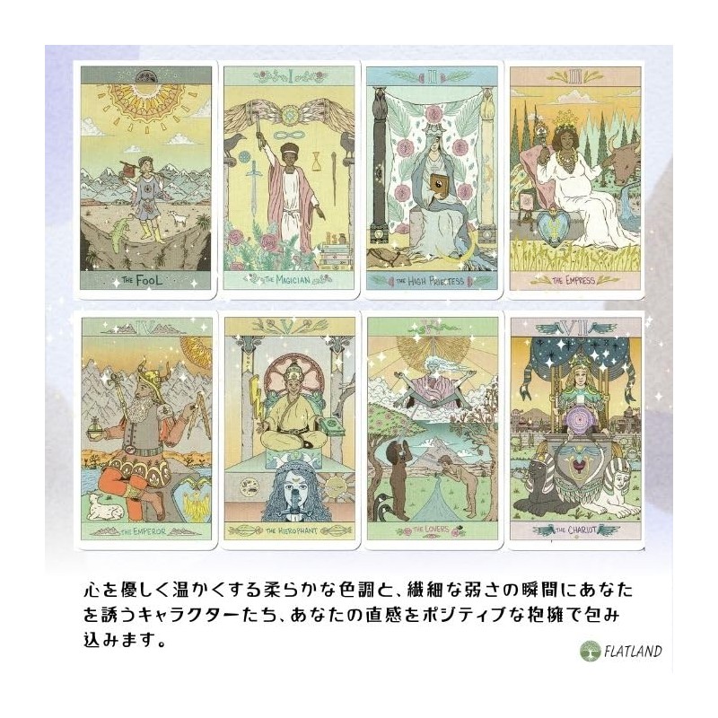 Lunasol Tarot Luna Sol Tarot Divination with Japanese Manual (English