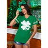 Womens St Patricks Lucky Green Cute T Shirt Printed Casual