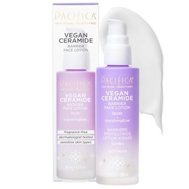 Pacifica Hidratante facial – Loción facial vegana de reparación de barrera de ceramida, hidratante, para piel seca, probada por dermatólogos, segura p