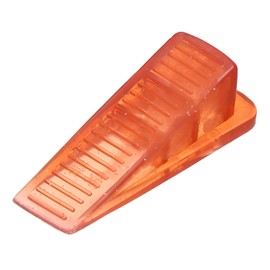 uxcell Door Stoppers for Bottom, Silicone Anti-Slip Door Stopper Wedge, 1.1 Inch Height, Red