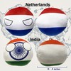 Raclove 6PC Countryballs Plushies - Soft & Educational National Character