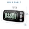 Ankilo Refrigerator Fridge Thermometer, Digital Freezer Thermometer with Hook, Easy