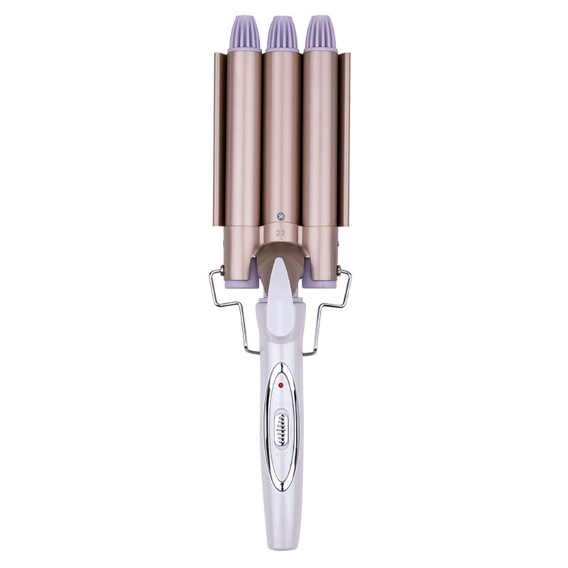 Hair Curling Iron 3-Barrel 22mm Egg Roll Hair Curler Hair