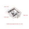Flush Mount Lock Stainless Steel Toolbox Latch with 2pcs Key