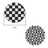 Xiciki Car Coasters Flower ＆ Grid Pattern Auto Cup Holder