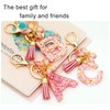 TTYY Initial Letter Keychain for Women Gift for Young Teenage
