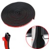 Car Door Seal, CTRICALVER 5M/16FT Universal B Shape Car Rubber