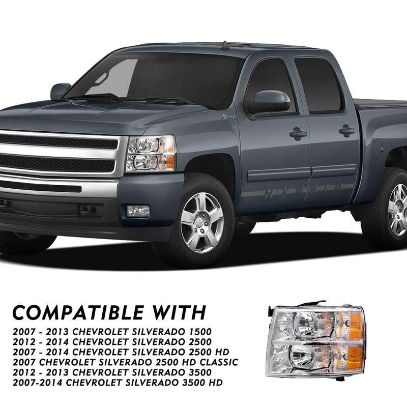 TUSDAR Fits for 2007-2013 Chevy Silverado 1500/2007-2014 Silverado 2500 3500