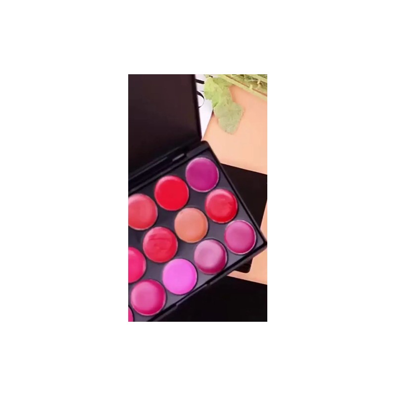 Paleta De Labiales En Crema Profesional Rojo