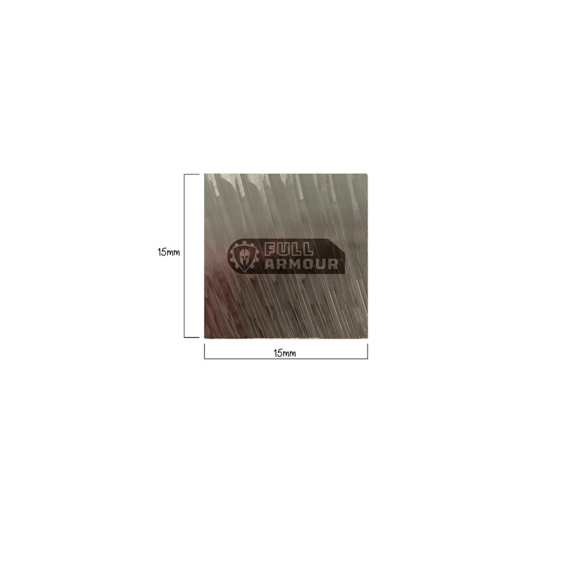 Full Armour Aluminium Square Bar 15mm x 15mm x 100mm