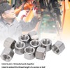 10Pcs Coupling Nut Hex M12 Stainless Steel Rod Connector Nut