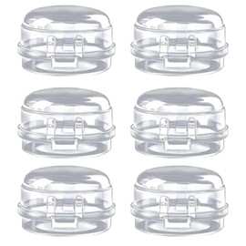6 Pcs Knob Protective Cover, Oven Knob Lock Safety Knob Cover, Gas Stove Knob Covers,Oven Knob Covers for Child Safety(Transparently)