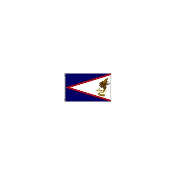 AES 3x5 Samoa (American) Super Polyester Nylon Flag 3'x5' House